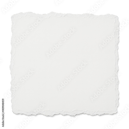 white old torn paper texture blank page copy space image PNG on a transparent background