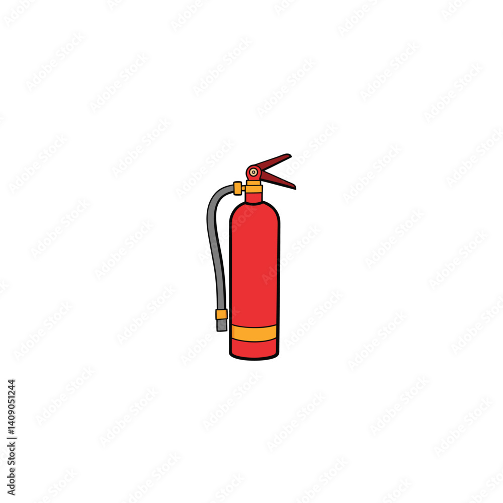 Obraz premium fire extinguisher vector illustration