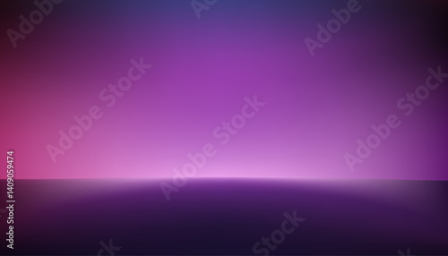 Purple Background Wall Studio Room with Spotlights,Shadow on floor.Empty Dark Violet Backdrop Stage Show with neon light for product presentation,Vector 3D Ivy Display Podium Stand