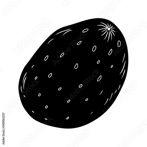 Crisp tater vector art for digital designs, perfect for web, print, and merch use.