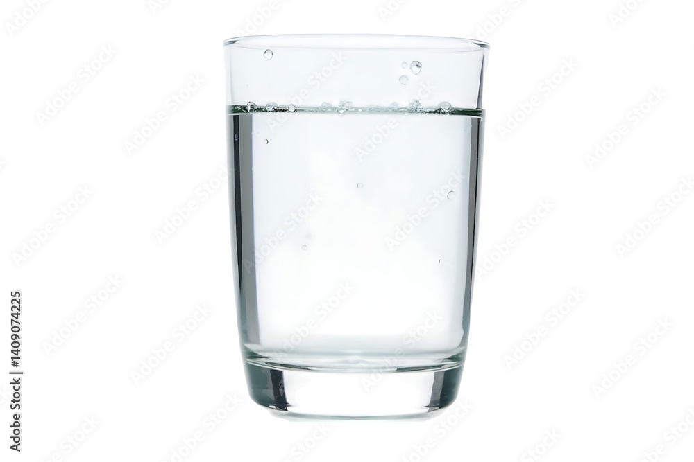 Glass of water bubbles rising clear glass pure Glass of water bubbles rising clear glass pure