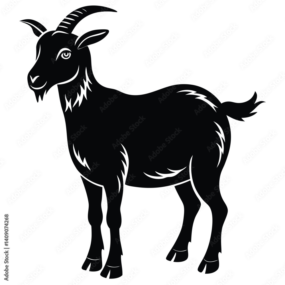 Fototapeta premium goat vector