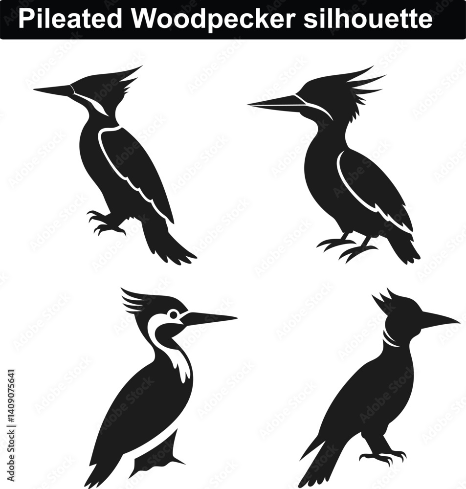 Naklejka premium Animals silhouette collection. Animal logo vector set. Isolated on White background