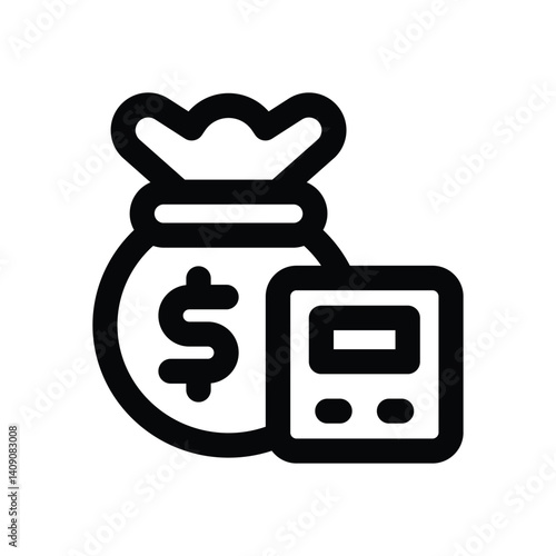 capital line icon. Clean and minimalist vector icon for websites, mobile apps, presentations, and logos. Fully scalable and customizable for any project.