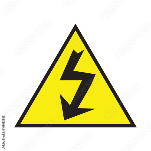 high voltage warning sign
