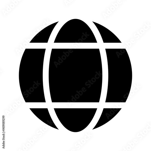 Web icon. Website vector icon. Internet world vector on transparent background