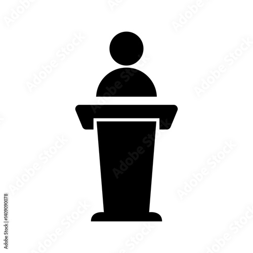 pulpit icon. Pulpit symbol icon,logo vector illustration design template