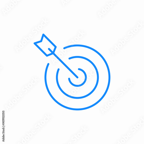 insight goals icon sign vector