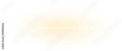 PNG golden glow with sparkling dust and light trails. Abstract vector flare with luxury shine and shimmer. Perfect for fashion, festive, or elegant background design
