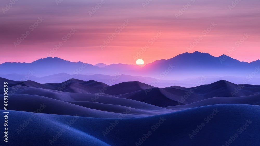 A painterly sunset over undulating hills, capturing the beauty of nature fading light. A painterly sunset over undulating hills, capturing the beauty of nature fading light.