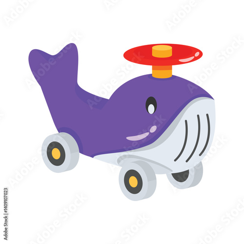 Here is an amazing 3d style icon showing dolphin cycle
