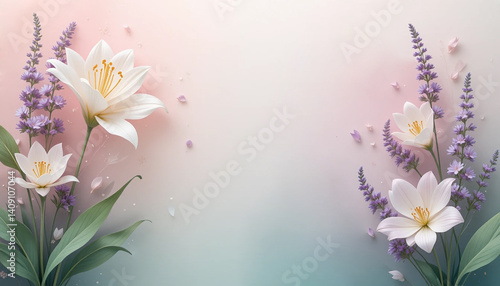 spring flowers background