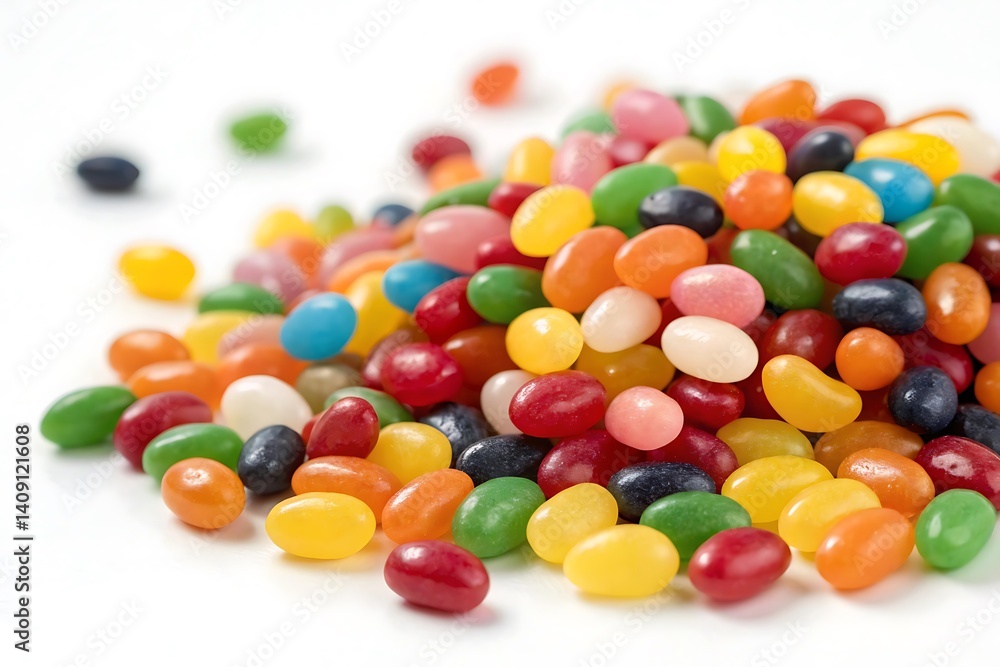 Pile of Brach's Tiny 24 Flavor Jelly Beans Pile of Brach's Tiny 24 Flavor Jelly Beans