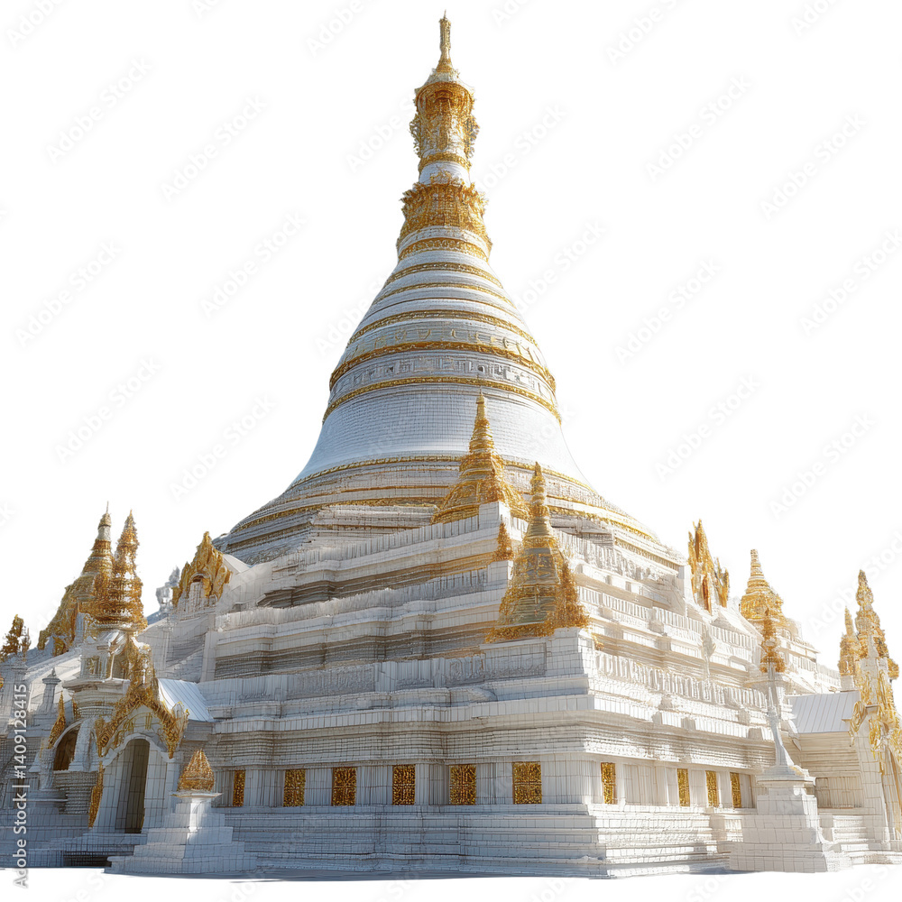 Fototapeta premium Adventure Cat Dressed for Hiking Expedition