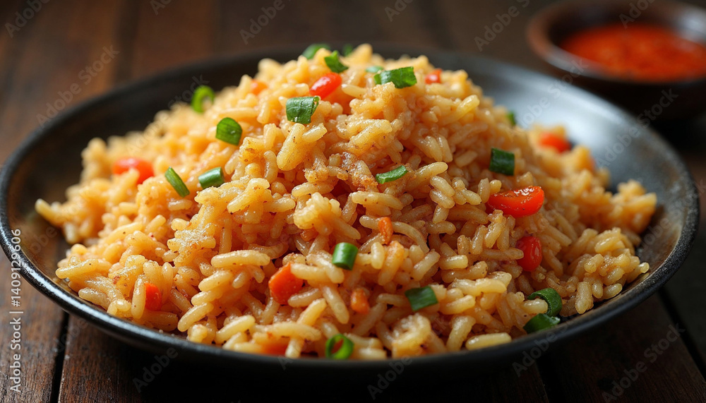 indonesian fried rice real photo photorealistic indonesian fried rice real photo photorealistic