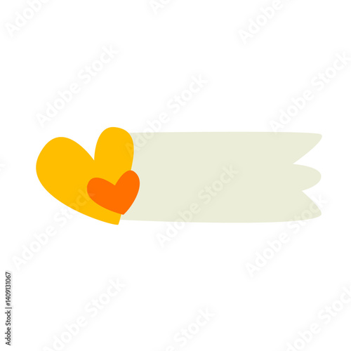 Name Tag Cute Character School Illustrations