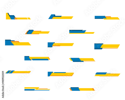 Modern Business Footer SET