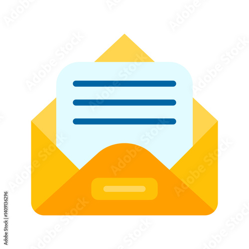 Emails icon vector image. Suitable for mobile apps, web apps and print media.