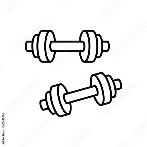 Weights  icon vector stock illustration