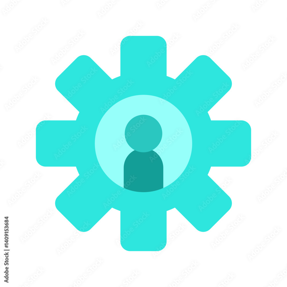 User Settings icon vector image. Suitable for mobile apps, web apps and print media. User Settings icon vector image. Suitable for mobile apps, web apps and print media.