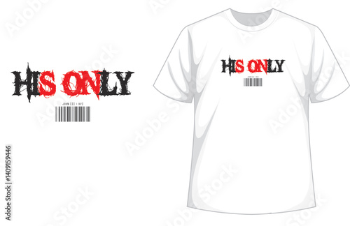 Christian bible verse t shirt design illustration vector