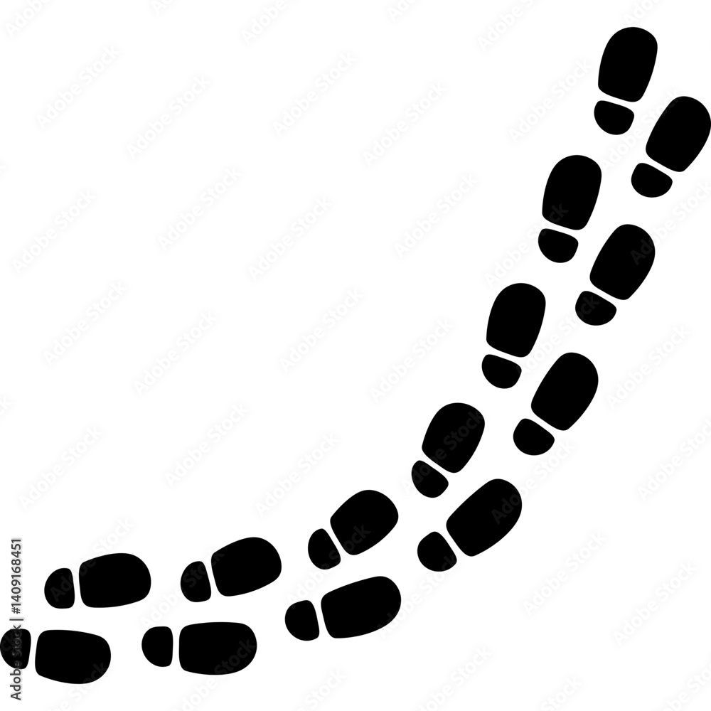 Footprint Shoes Silhouette Footprint Shoes Silhouette