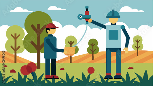 Reduced Human Error By taking human error out of the equation these autonomous pruners reduce the risk of damaging the vines and help maintain a high level of quality in the. Vector illustration