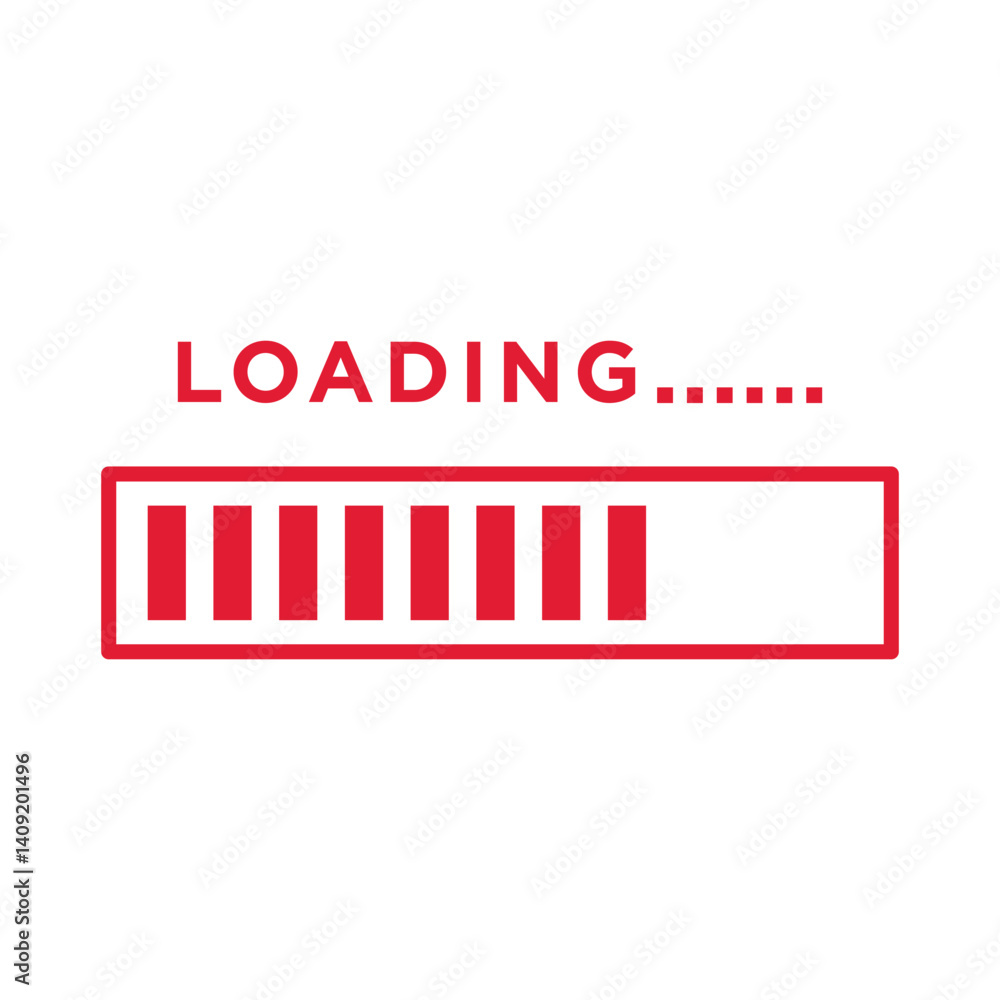 loading icon, flat, design, vector, illustrations, education, style, trendy, collections