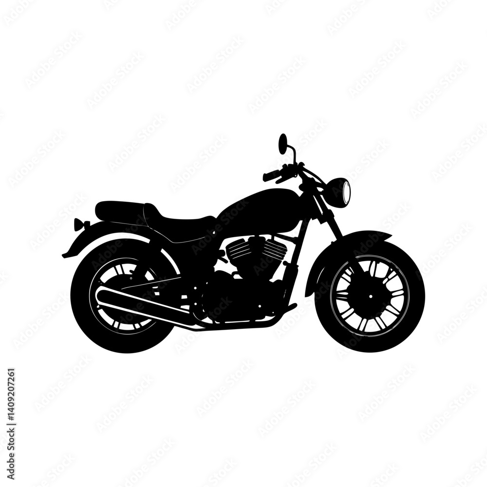 Motorcycle Silhouette vector illustration Motorcycle Silhouette vector illustration