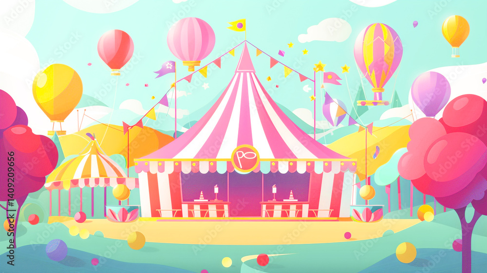 Dynamic 3D illustration of Brazilian carnival feathers in vibrant, swirling colors, festive vibes, Dynamic 3D illustration of Brazilian carnival feathers in vibrant, swirling colors, festive vibes,