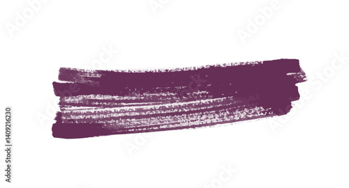 Brush stroke, textured paint mark. Freehand swipe, brushstroke smear, strip, ...