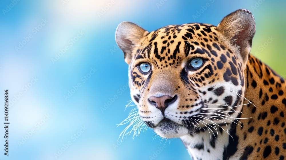 A shot of jaguar coat with its smooth texture and unique dark spots, exuding the strength and beauty of this iconic predator.