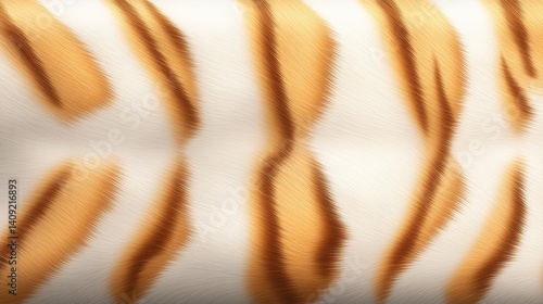 Obraz na płótnie A seamless tiger skin pattern showing bold, contrasting stripes and the rich texture of the fur, ideal for fashion or wildlife-themed designs. w salonie