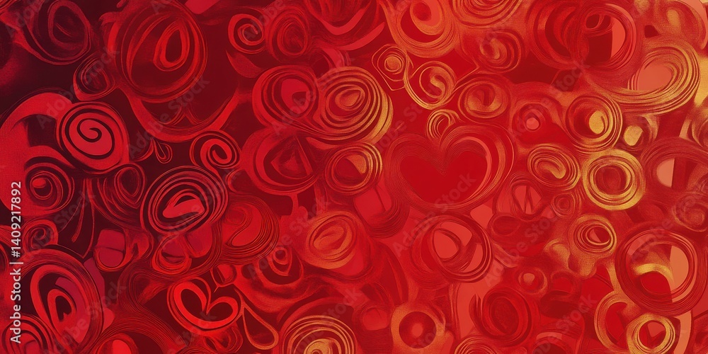abstract All Ireland red pattern background