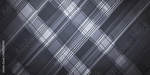 Obraz na płótnie abstract Gray Scottish pattern background w salonie