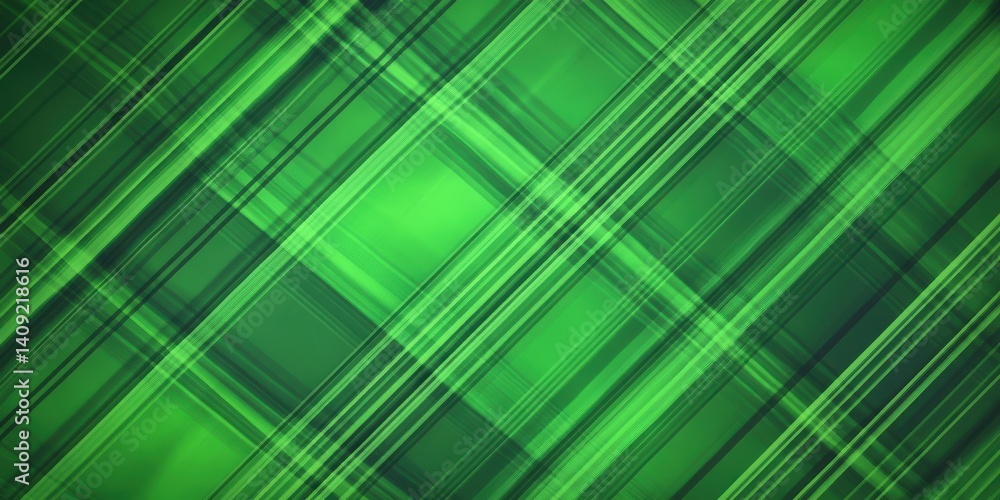 abstract Green Scottish pattern background