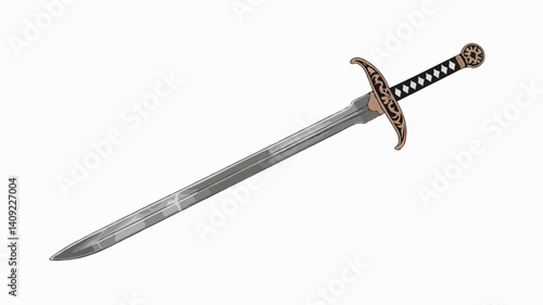 Handcrafted Metallic Knights Sword: A Unique Collectible Blade for Historical and Fantasy Enthusiasts