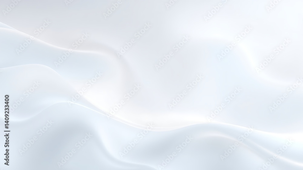 Obraz premium 優美に波打つ淡いシルク生地57