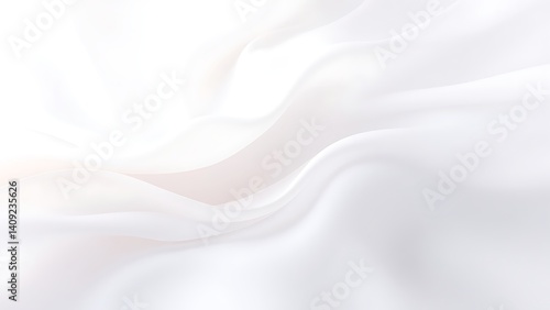 優美に波打つ淡いシルク生地185