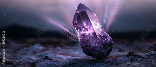 Radiant Amethyst Gemstone