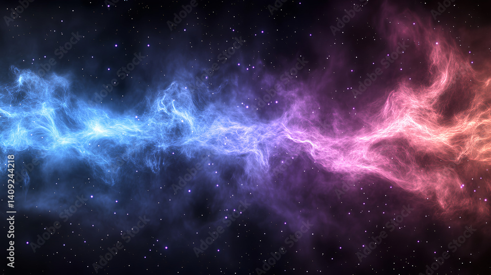 Blue and purple interstellar clouds with glowing gas dust and starfield stretching across dark sky illustrating vast mystical cosmic universe
Blue and purple interstellar clouds with glowing gas dust and starfield stretching across dark sky illustrating vast mystical cosmic universe