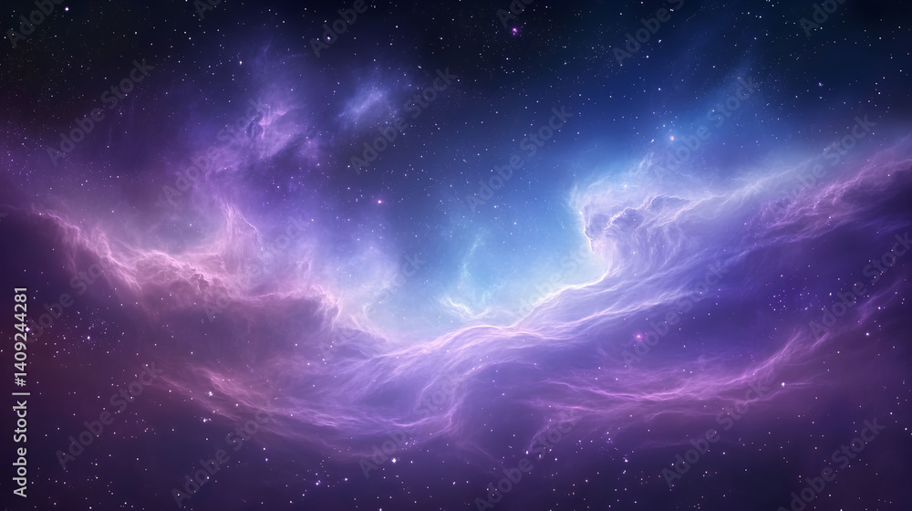Blue and purple interstellar clouds with glowing gas dust and starfield stretching across dark sky illustrating vast mystical cosmic universe
Blue and purple interstellar clouds with glowing gas dust and starfield stretching across dark sky illustrating vast mystical cosmic universe