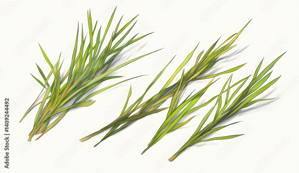 Fototapeta premium Lush blades of grass