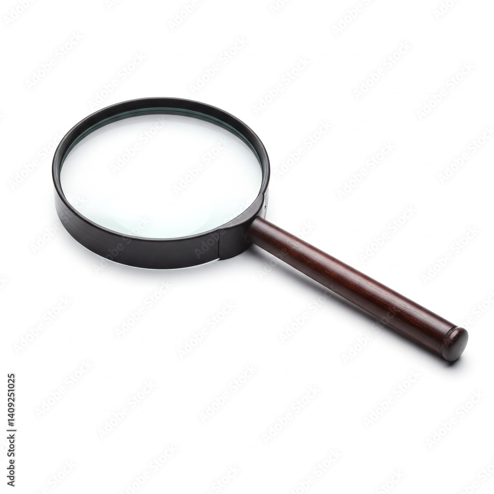 magnifying glass isolated on white background magnifying glass isolated on white background