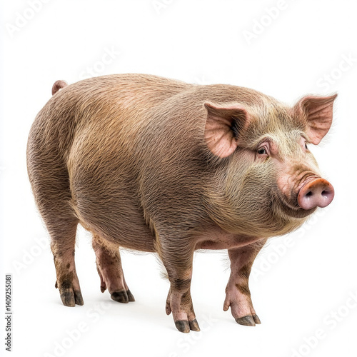 pig isolated on white