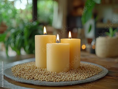 A calming image of scented ...