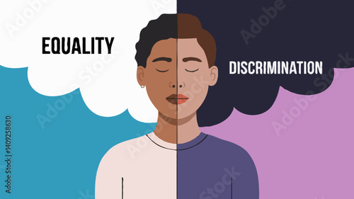 Empowerment Through Diversity: Graphic Design Illustration Advocating for Equality and Social Justice