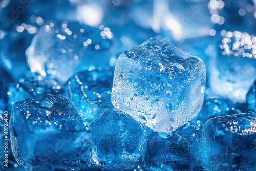 A cool and refreshing blue ...