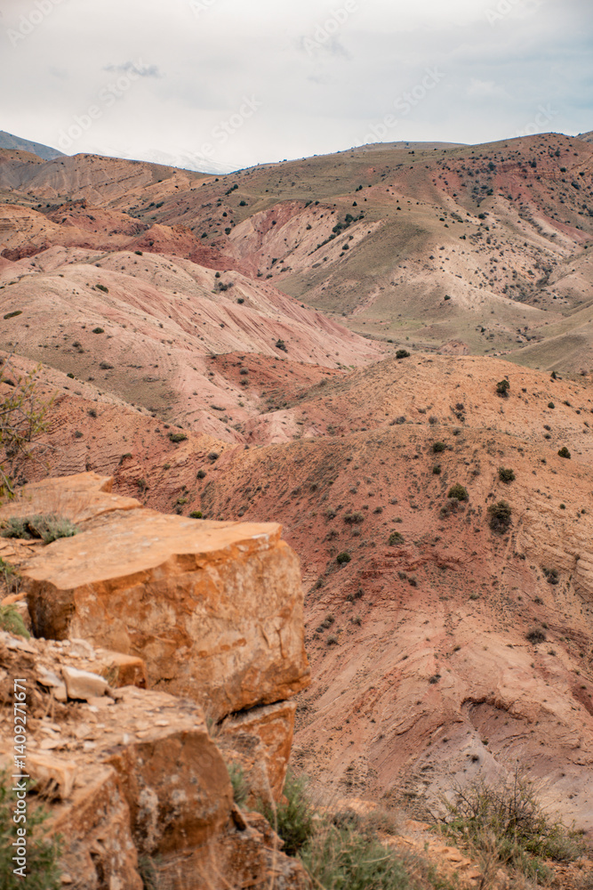 red rocks in the desert