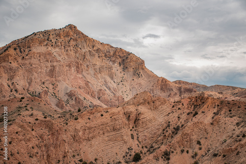 mountain landscape with clouds